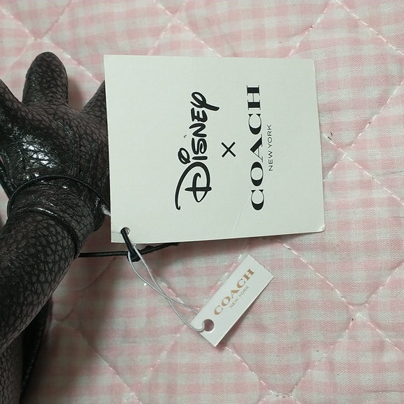 Disney x Coach Black Leather Mickey Mouse Doll - Picture 5 of 8